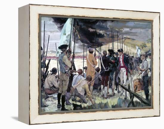 The Battle of Bunker Hill-null-Framed Premier Image Canvas