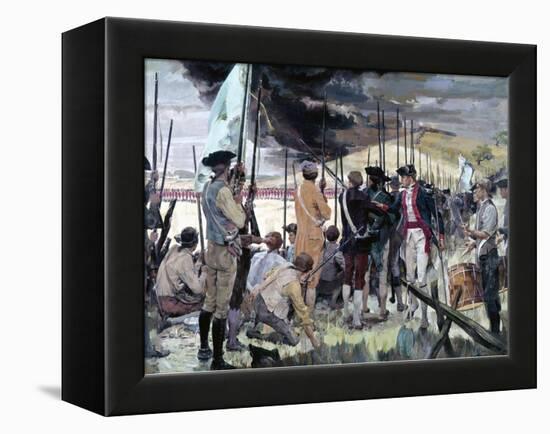 The Battle of Bunker Hill-null-Framed Premier Image Canvas