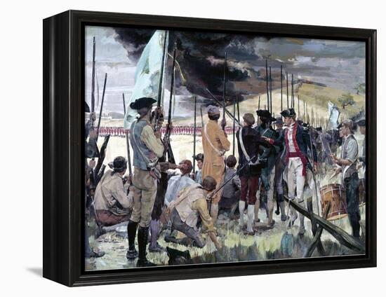 The Battle of Bunker Hill-null-Framed Premier Image Canvas