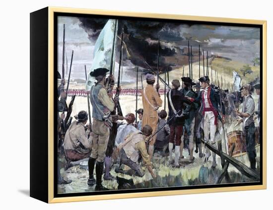 The Battle of Bunker Hill-null-Framed Premier Image Canvas