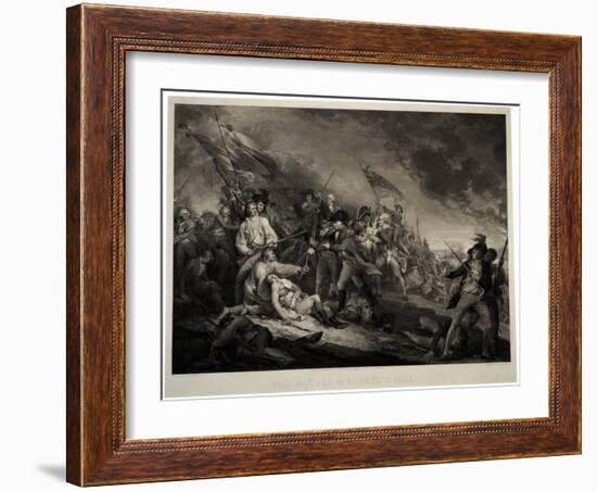 The Battle of Bunker's Hill, 1798-John Trumbull-Framed Giclee Print