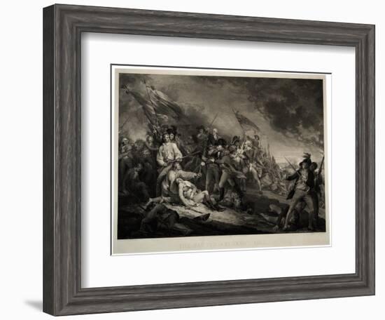 The Battle of Bunker's Hill, 1798-John Trumbull-Framed Giclee Print