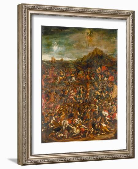 The Battle of Cannae in 216 Bc-Hans Burgkmair-Framed Giclee Print