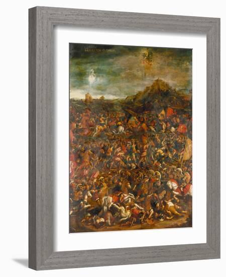 The Battle of Cannae in 216 Bc-Hans Burgkmair-Framed Giclee Print