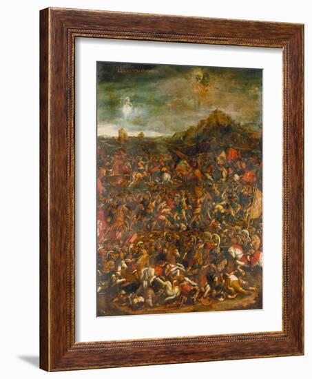 The Battle of Cannae in 216 Bc-Hans Burgkmair-Framed Giclee Print