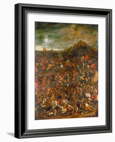 The Battle of Cannae in 216 Bc-Hans Burgkmair-Framed Giclee Print