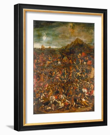 The Battle of Cannae in 216 Bc-Hans Burgkmair-Framed Giclee Print