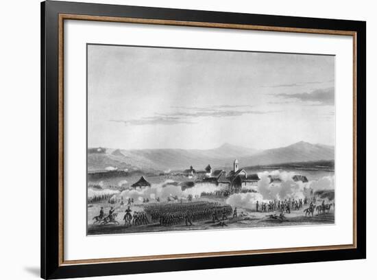 The Battle of Citate, During the Crimean War, 1854-W Hulland-Framed Giclee Print