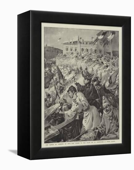 The Battle of Confetti at Nice, the Stands in the Place De La Prefecture, a Warm Corner-Oswaldo Tofani-Framed Premier Image Canvas