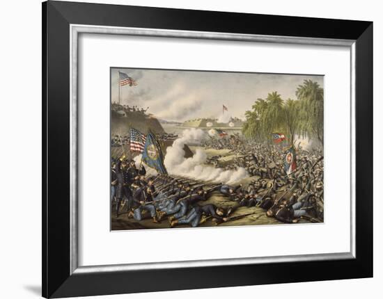 The Battle of Corinth-null-Framed Giclee Print