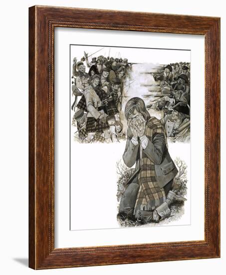 The Battle of Culloden, 1972-Richard Hook-Framed Giclee Print