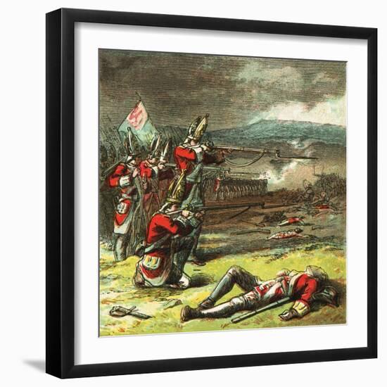 The Battle of Culloden-English-Framed Giclee Print