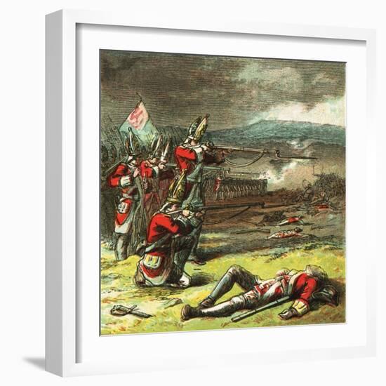 The Battle of Culloden-English-Framed Giclee Print