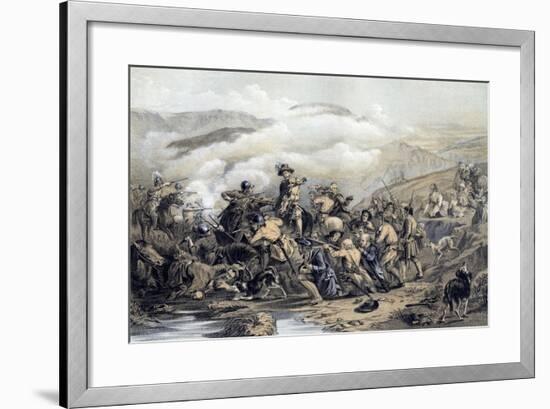The Battle of Drumclog, 1679-George Harvey-Framed Giclee Print