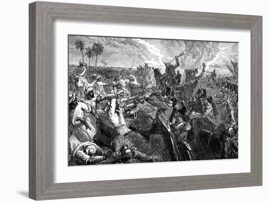 The Battle of Ferozeshah, India, 1845-null-Framed Giclee Print