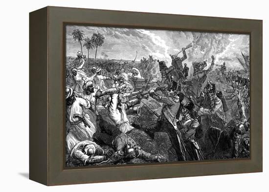 The Battle of Ferozeshah, India, 1845-null-Framed Premier Image Canvas