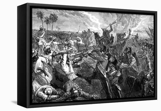 The Battle of Ferozeshah, India, 1845-null-Framed Premier Image Canvas