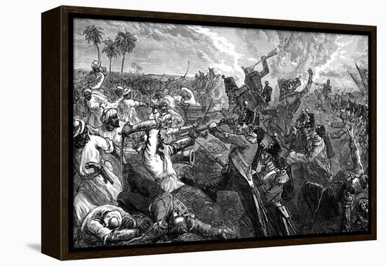 The Battle of Ferozeshah, India, 1845-null-Framed Premier Image Canvas