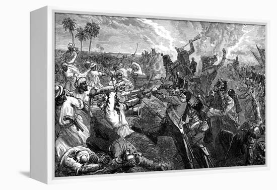 The Battle of Ferozeshah, India, 1845-null-Framed Premier Image Canvas