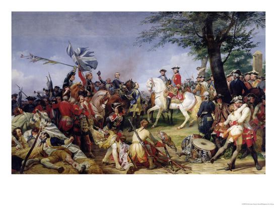 The Battle Of Fontenoy 11th May 1745 1828 Giclee Print By Horace Vernet Artcom - 