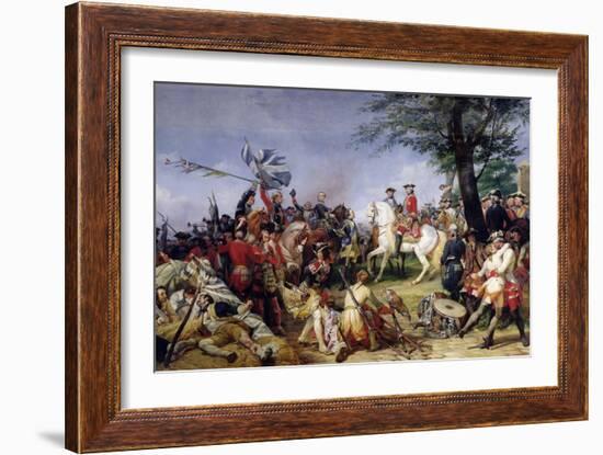 The Battle of Fontenoy, 11th May 1745, 1828-Horace Vernet-Framed Giclee Print