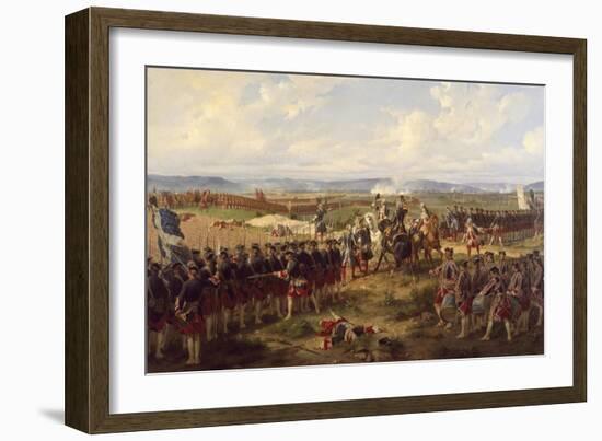 The Battle of Fontenoy, c.1745-Felix Philippoteaux-Framed Giclee Print