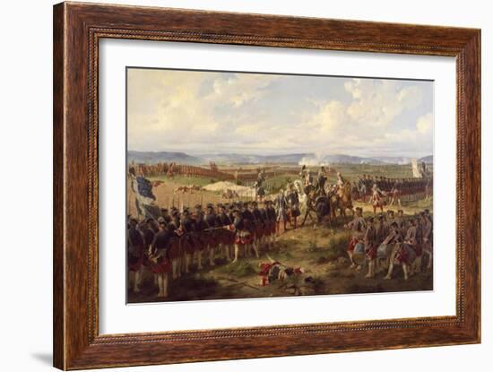 The Battle of Fontenoy, c.1745-Felix Philippoteaux-Framed Giclee Print