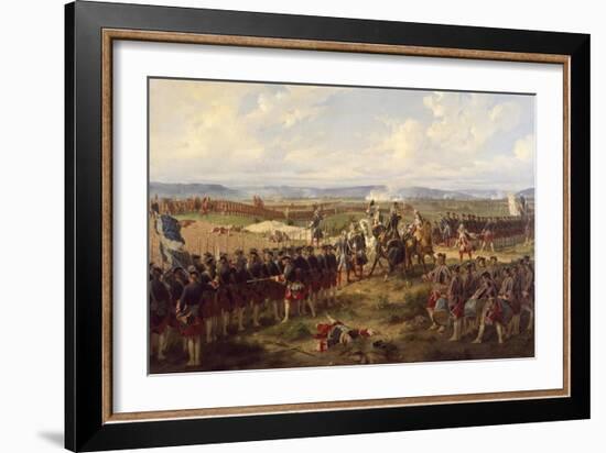 The Battle of Fontenoy, c.1745-Felix Philippoteaux-Framed Giclee Print