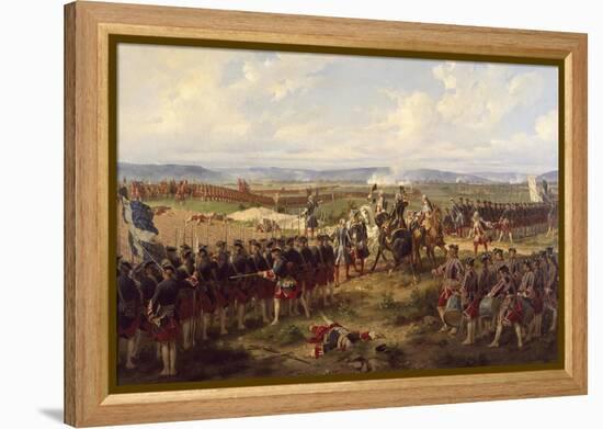 The Battle of Fontenoy, c.1745-Felix Philippoteaux-Framed Premier Image Canvas