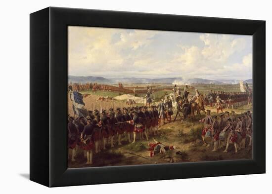The Battle of Fontenoy, c.1745-Felix Philippoteaux-Framed Premier Image Canvas