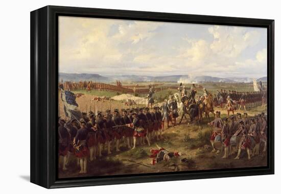 The Battle of Fontenoy, c.1745-Felix Philippoteaux-Framed Premier Image Canvas