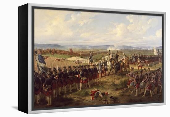 The Battle of Fontenoy, c.1745-Felix Philippoteaux-Framed Premier Image Canvas