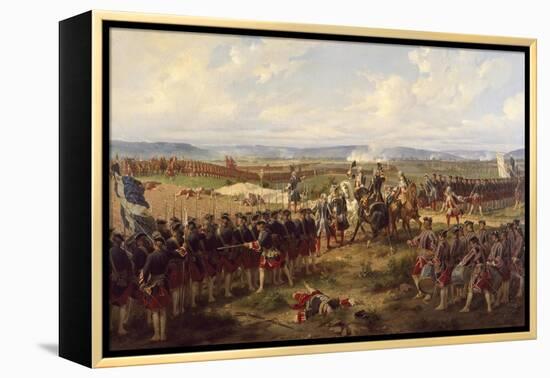 The Battle of Fontenoy, c.1745-Felix Philippoteaux-Framed Premier Image Canvas