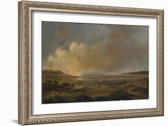 The Battle of Fort Mchenry-Alfred Jacob Miller-Framed Giclee Print