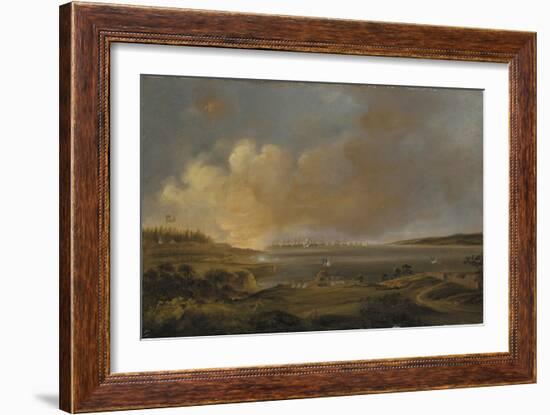 The Battle of Fort Mchenry-Alfred Jacob Miller-Framed Giclee Print