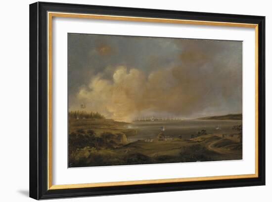 The Battle of Fort Mchenry-Alfred Jacob Miller-Framed Giclee Print