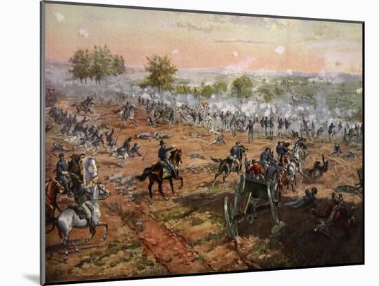 The Battle of Gettysburg, July 1St-3rd 1863-Henry Alexander Ogden-Mounted Giclee Print