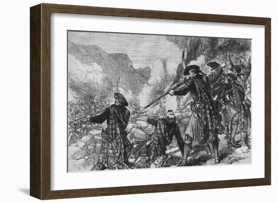 'The Battle of Glenshiel', 10 June 1719, (c1880)-Unknown-Framed Giclee Print