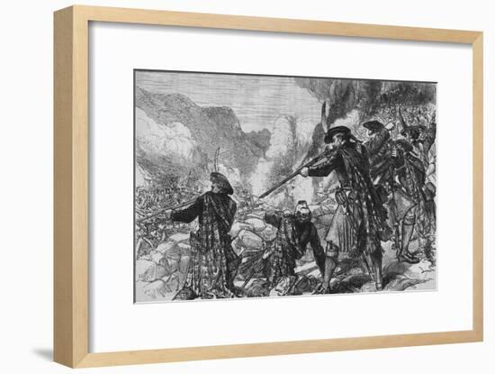 'The Battle of Glenshiel', 10 June 1719, (c1880)-Unknown-Framed Giclee Print