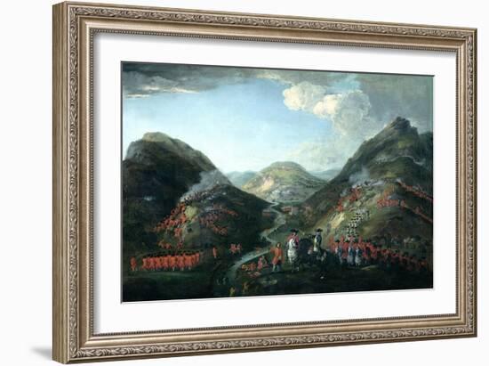 The Battle of Glenshiel, 1719-Peter Tillemans-Framed Giclee Print