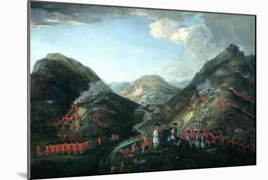 The Battle of Glenshiel, 1719-Peter Tillemans-Mounted Giclee Print