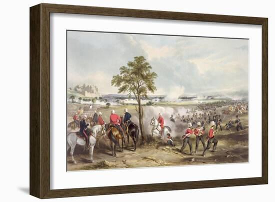 The Battle of Goojerat on 21st February 1849-Henry Martens-Framed Giclee Print