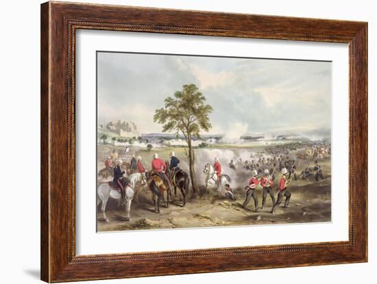The Battle of Goojerat on 21st February 1849-Henry Martens-Framed Giclee Print