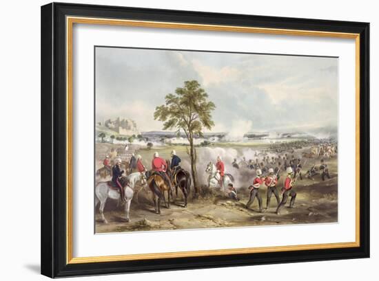 The Battle of Goojerat on 21st February 1849-Henry Martens-Framed Giclee Print