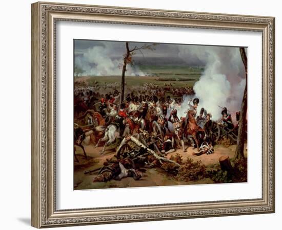 The Battle of Hanau, 1813, 1824 (Detail)-Horace Vernet-Framed Giclee Print