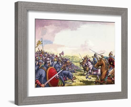 The Battle of Hastings-Pat Nicolle-Framed Giclee Print
