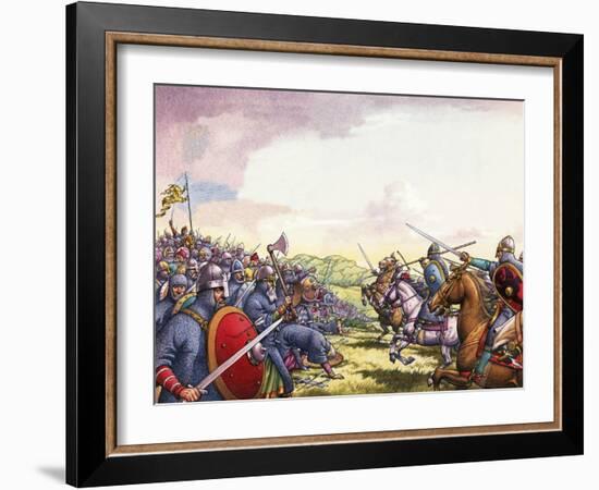 The Battle of Hastings-Pat Nicolle-Framed Giclee Print