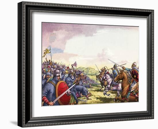 The Battle of Hastings-Pat Nicolle-Framed Giclee Print