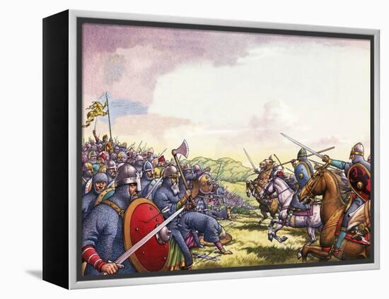 The Battle of Hastings-Pat Nicolle-Framed Premier Image Canvas