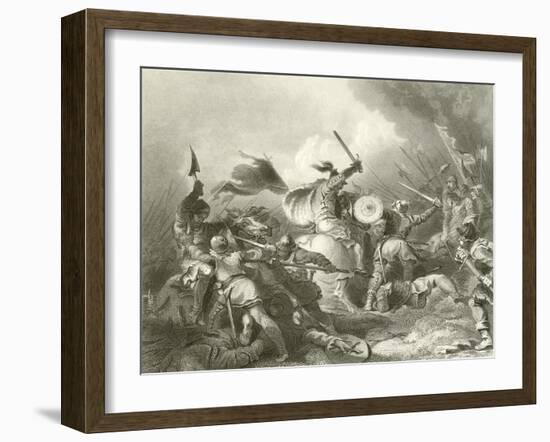 The Battle of Hastings-Philip James De Loutherbourg-Framed Giclee Print